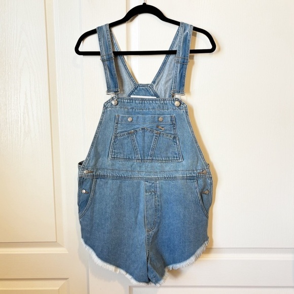 The Laundry Room Little Howdies Overalls Shorts Women’s Medium/Large - Picture 12 of 13